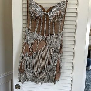 Boustier couture dress